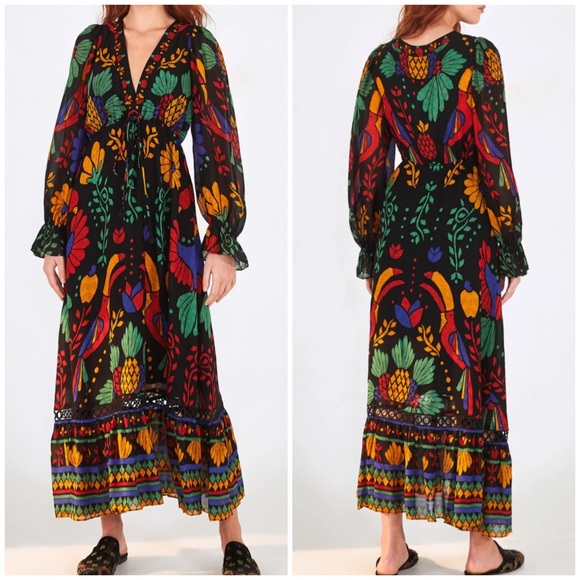 Farm rio georgette maxi dress Clearance